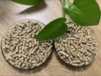 Pellets de glúten de trigo usados ​​em camarões de alto mar